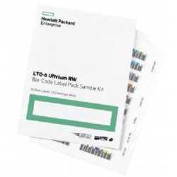Paquete de etiquetas con código de barras HP LTO-6 Ultrium rw